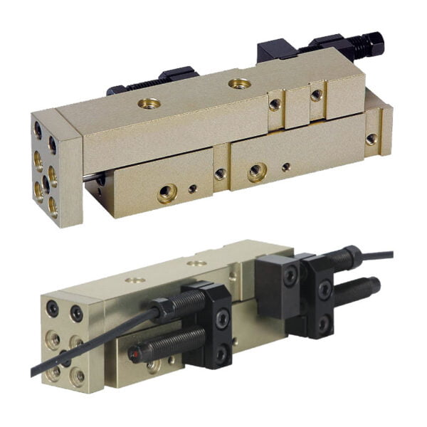 Norelem Double Tube Linear Actuator With Mounting Bracket