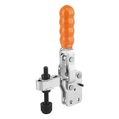 K0055 Kipp Toggle clamps vertical with straight foot and adjustable