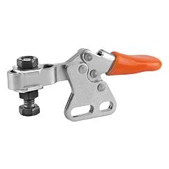 K0068 Kipp Toggle clamps mini horizontal with straight foot and adjustable