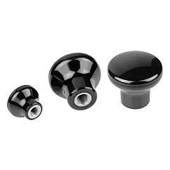 K1288 Kipp Mushroom knobs internal thread