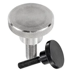 K0140 Knurled screws high form steel and stainless steel DIN464 06090