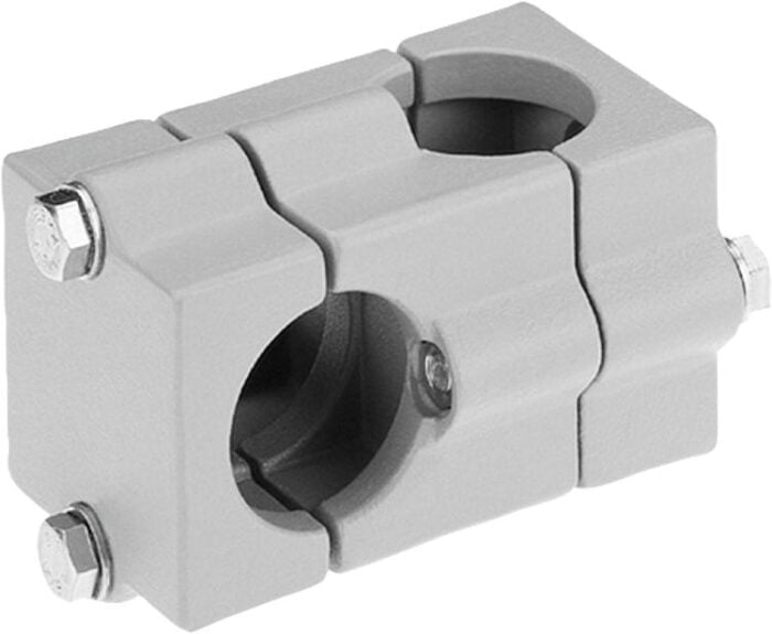 K0472 Kipp tube clamps, cross, aluminium square case