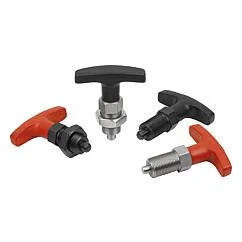 K1124 Kipp Indexing plungers with T-grip