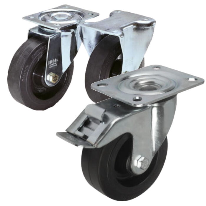 K1762 Kipp Swivel and fixed castors standard version