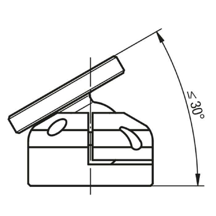 Norelem 21170 Pivot heads swivel angle 30°