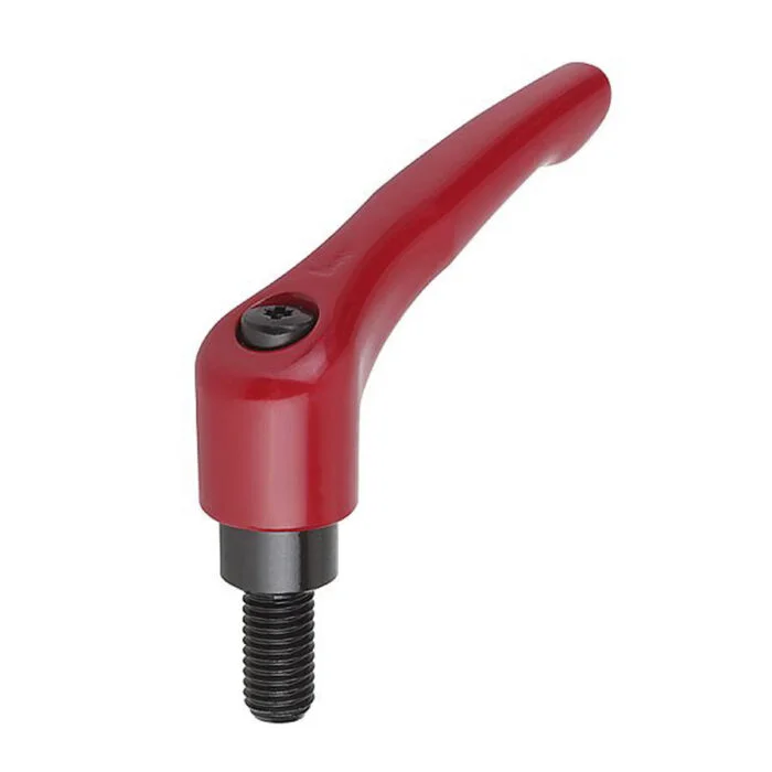 K0122 Kipp Clamping levers with external thread