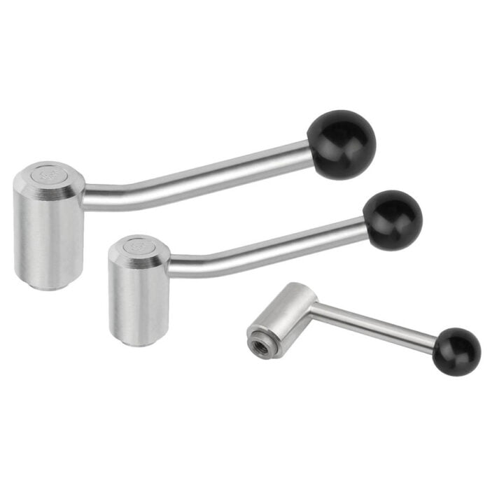 Norelem 06371 Tension levers internal thread, stainless steel