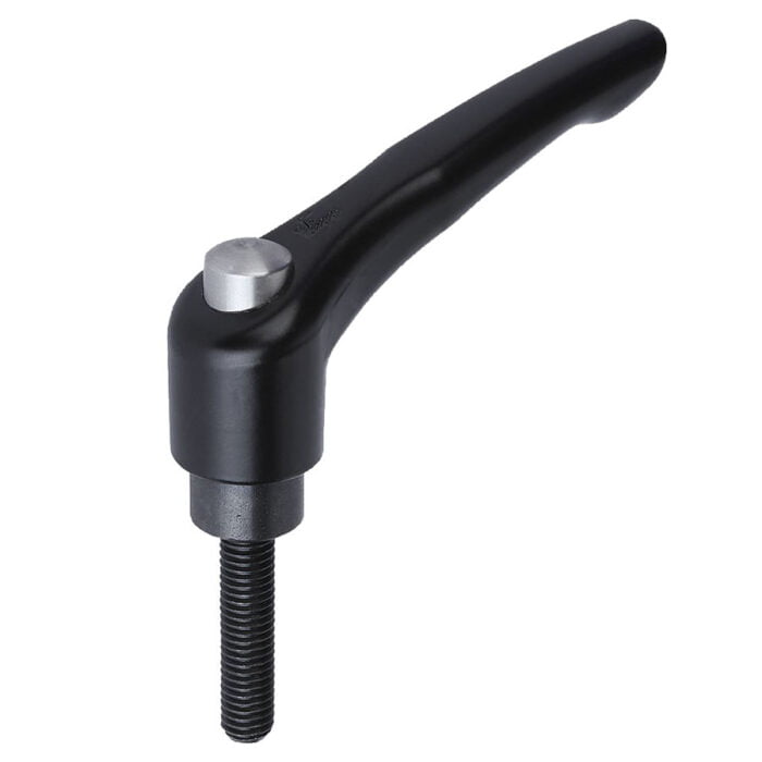 K0122 Kipp Clamping levers with protective cap, external thread