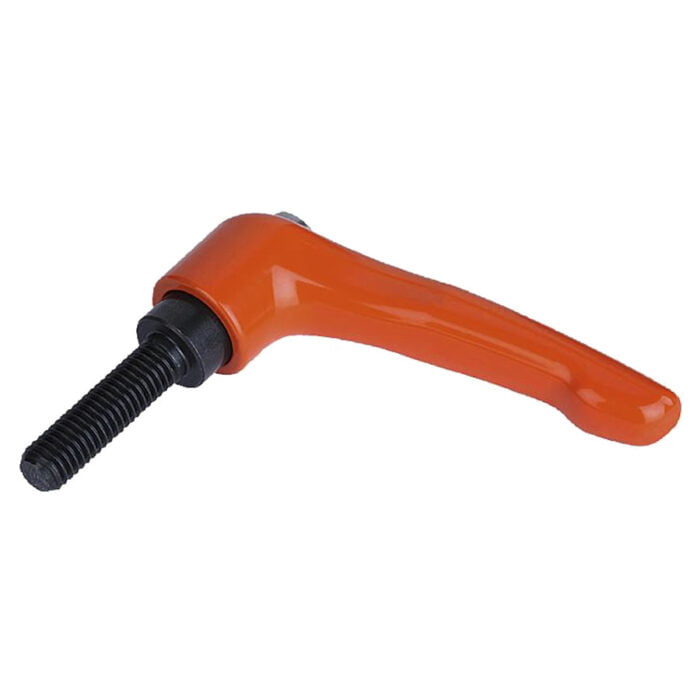 K0122 Kipp Clamping levers with protective cap, external thread