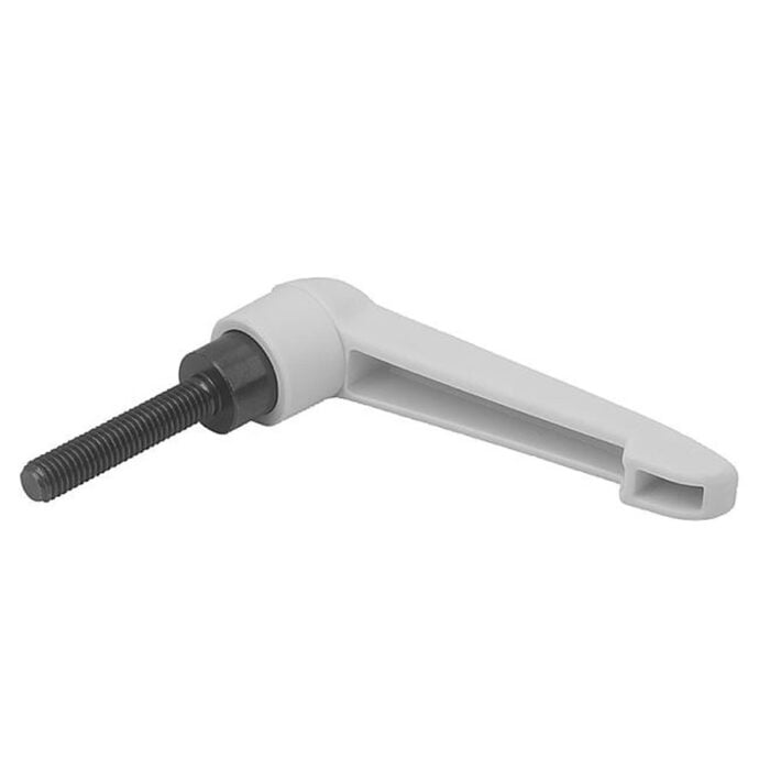 K0269 Kipp Clamping levers with plastic handle, external thread