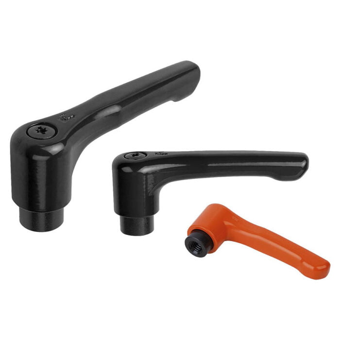 K0737 Kipp Clamping levers, flat, internal thread