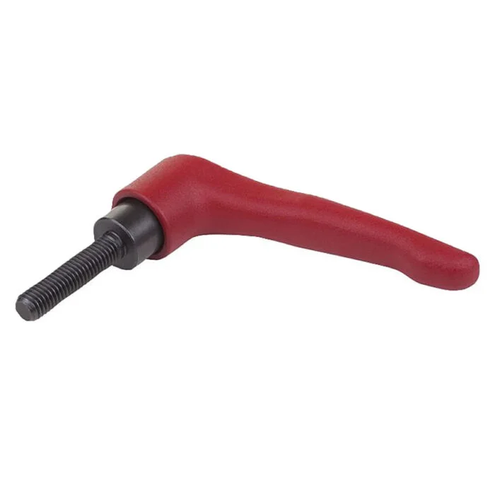 K0752 Kipp Clamping levers with external thread, steel