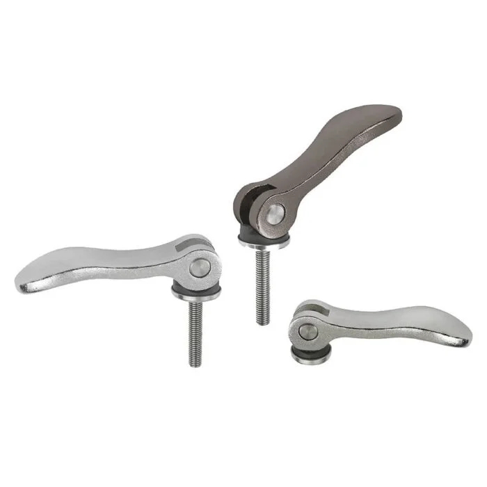 K0645 Kipp Cam levers internal and external thread, stainless steel