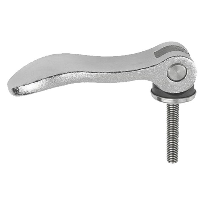 K0645 Kipp Cam levers internal and external thread, stainless steel