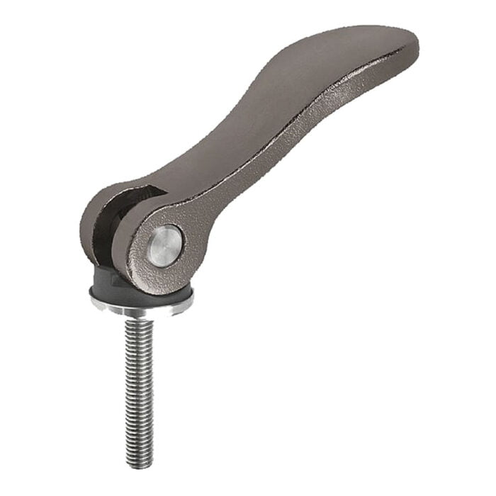 K0645 Kipp Cam levers internal and external thread, stainless steel