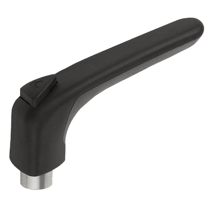 K0982 Kipp clamping levers ergonomic, internal thread, steel parts stainless steel