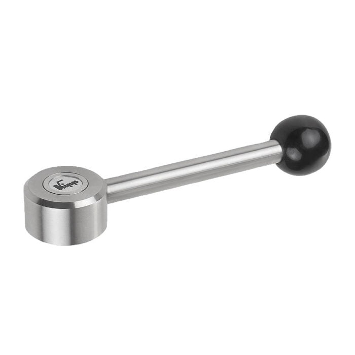 K0129 Kipp tension levers flat, internal thread, stainless steel