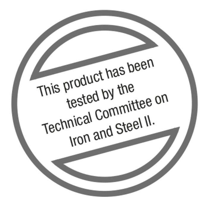 Kipp product tested by Technical Committee on Iron and Steel II