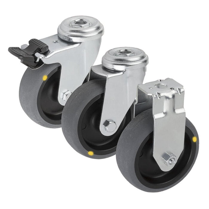 K1759 Kipp swivel and fixed castors electrically conductive, standard version