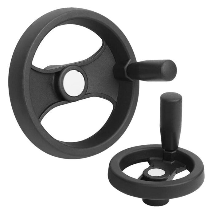 K0725 Kipp handwheels 2-spoke plastic, with revolving grip