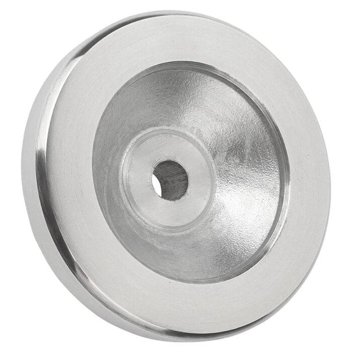 K0161_OG Kipp Handwheels disc, aluminium, without cylinder grip