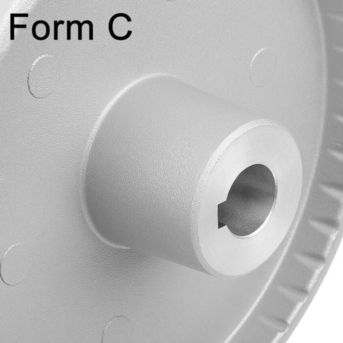 K1520 Kipp Disc handwheels, aluminium without grip Form C
