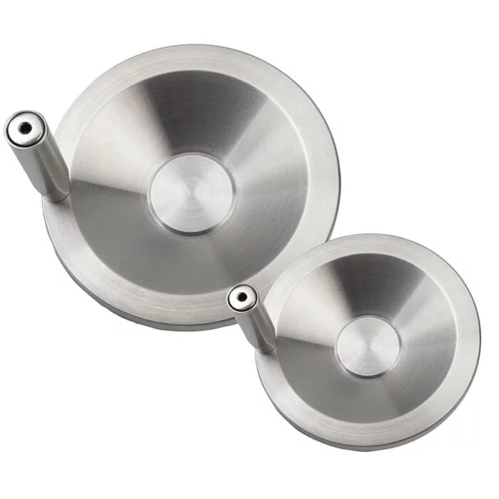 K1307 Kipp handwheels disc stainless steel with revolving grip