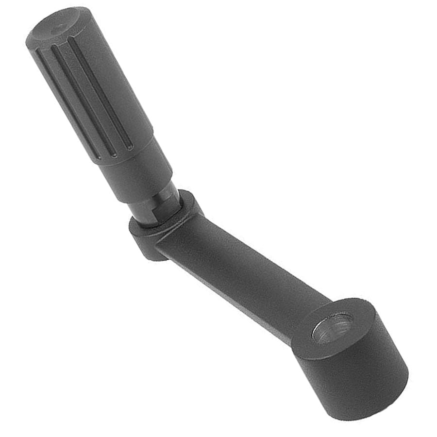 K0996_PB Kipp crank handles revolving grip, reamed hole - Maxiloc