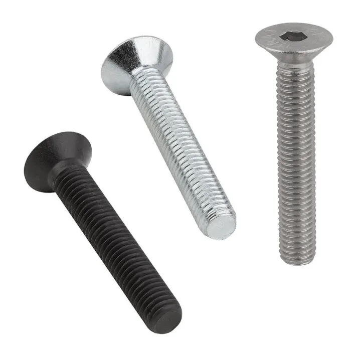 K0708 Kipp Screws with countersunk head hexagon socket DIN EN ISO 10642