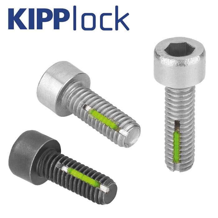 K0869 Kipp Socket head screws DIN EN ISO 4762 with thread lock